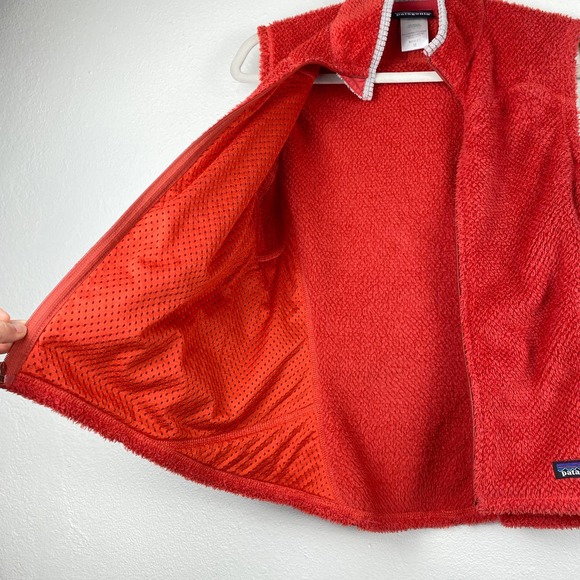 Patagonia R2 High Loft Polartec Thermal Vest Red Womens Size M Tomato Red - Picture 5 of 13